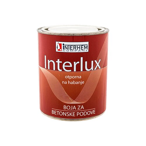 Interhem interlux boja za betonske podove 3.5kg Slike