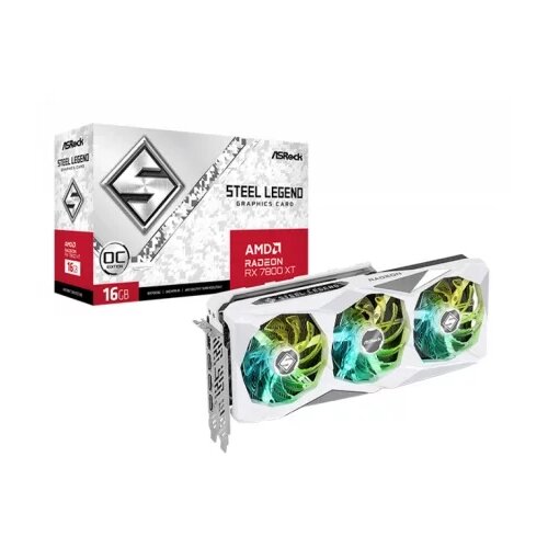 AsRock Grafična kartica Radeon Rx 7800 Xt Steel Legend Oc 16 Gb Gddr6, (21215438) Cene