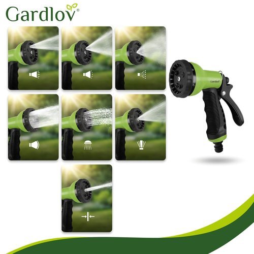 Gardlov avtomatski kolut za vrtno cev 30 m (zidni nosilec, 180&amp;deg; rotacija, pi&amp;scaron;tolj 7 funkcij) Slike