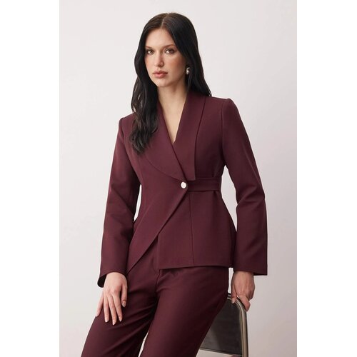 TRENDYOLMILLA ženski set jakna pantalone model Twoaw26Au00145, ljubičasta-plum Cene
