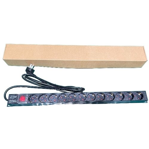 ExeLink Razvodni PDU panel za rack 19 in, sa 12 utičnih mesta, kabl 2m (aluminijum) Cene