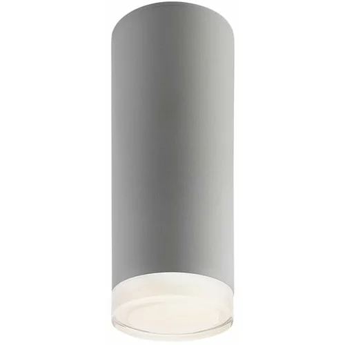 LAMKUR Siva stropna svetilka s steklenim senčnikom -
