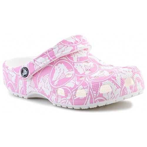 Crocs Cokli Classic Duke Print Clog Rožnata Cene