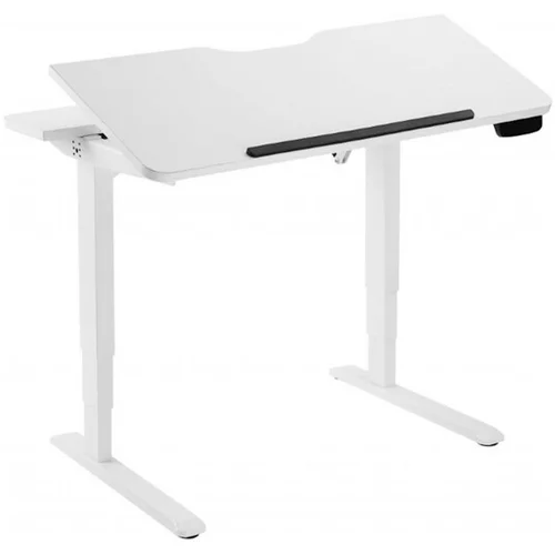 Uvi Desk električna miza z nagibno ploščo, bela UVIDES1WH