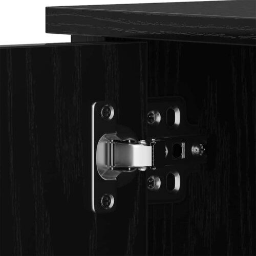 ormar Crni hrast 80 x 40 x 50 cm Konstruirano drvo Slike