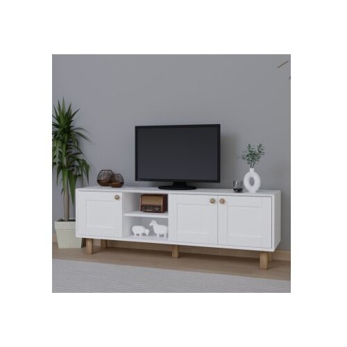 Hanah home Hanah Kućna TV komoda, boemska, 1600-70, 160x56x40 cm, bijela Cene