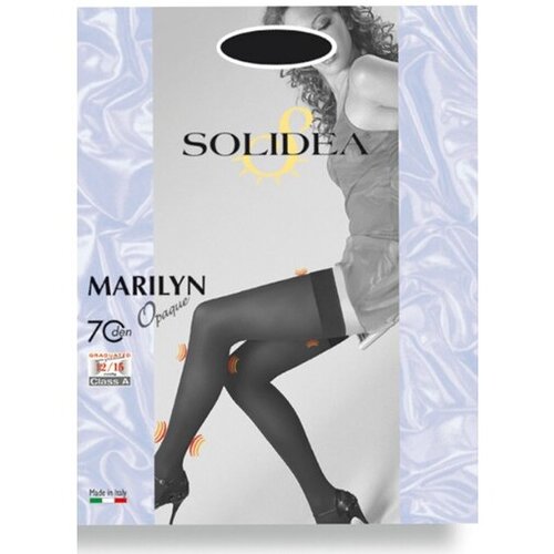 Solidea marilyn 70 c.mat nero 3,mat čarape bez podvezica od 70 den Cene