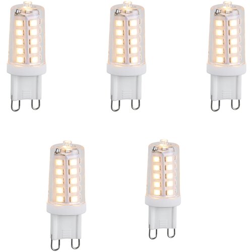 LUEDD Set van 5 G9 3-staps dimbare LED lampen 3W 250 lm 2700K Slike