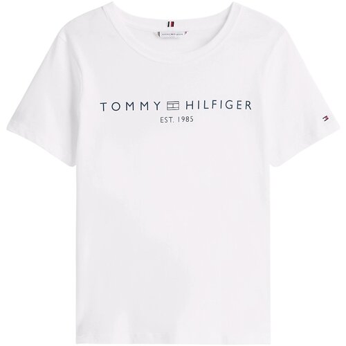 Tommy Hilfiger Majice s kratkimi rokavi REG CORP LOGO C-NK S WW0WW40276 Bela Cene