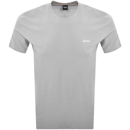 Boss Mix Match T-Shirt Light Grey Siva Slike