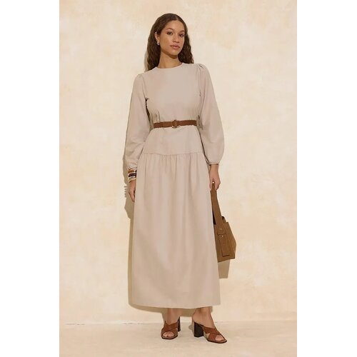 Trendyol Modest Ženska haljina Tctss26Eb00035, Bež Cene