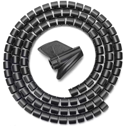 AISENS Spiralni kabel Organizator 25 mm črna 1,0m, (21090433) Cene