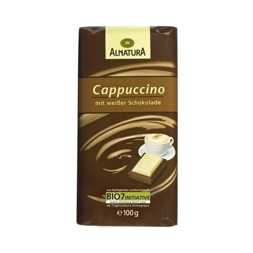 Alnatura bio cappuccino čokolada Cene