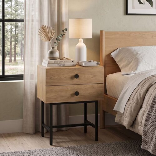 Hanah home noćni ormarić Komo, 48 cm, hrast Sapphire Cene