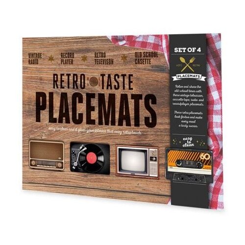 Retro Podmetači za sto 4 komada Slike
