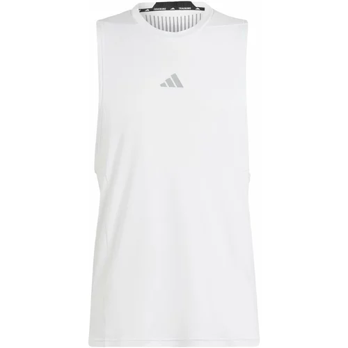 Adidas Funkcionalna majica 'Designed for Training' črna / srebrna / bela