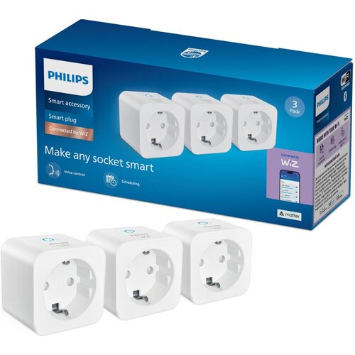 Philips SET 3x pametne SCHUKO utičnice 2300W Wi-Fi Slike