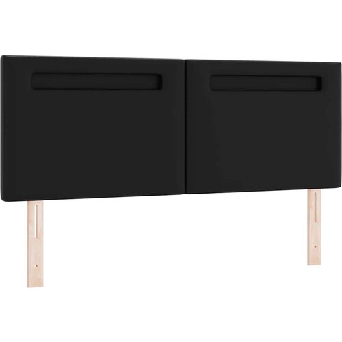 VidaXL Krevet s podnim ovladanjem i crnim du&amp;scaron;ekom 140x190 cm od umjetne kože Slike