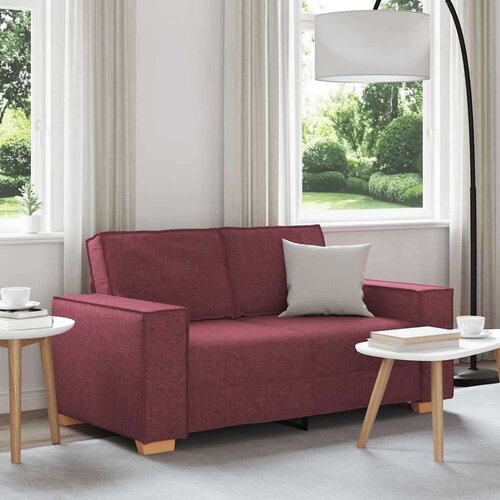  Dvosjed Kauč Vino Crvena 120 cm Tkanina - boja crnog vina 120 cm Cijene