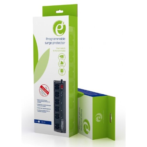 Gembird EG-PMS2-LAN produžni sa zaštitom+LAN Cene
