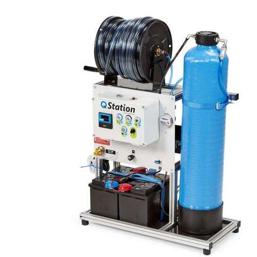 QLEEN Q-Station | Stanica za pranje solarnih panela i fasada (baterija 8h, jaka pumpa , DI filter 25L, crevo 50m) Cene