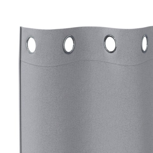 VidaXL Zavjese sa zavjesama 2 pcs Svjetlosiva 260 x 140 cm Poliester Slike