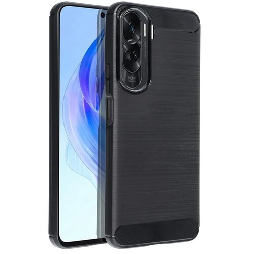  Gumijasti / gel etui Carbon za Honor 90 Lite - črni Cene