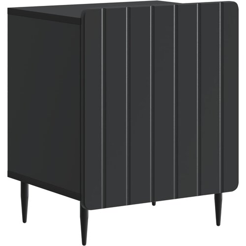  Noćni ormar Crna 43 x 34,5 x 52 cm Konstruirano drvo Cene