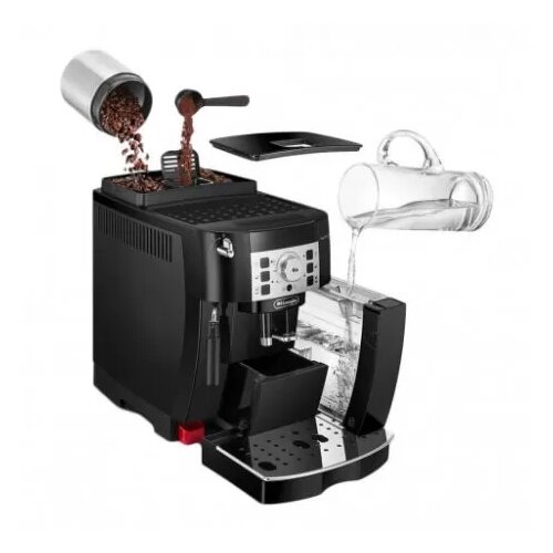 DeLonghi ECAM22.112.B avtomatski kavni aparat, črn Slike