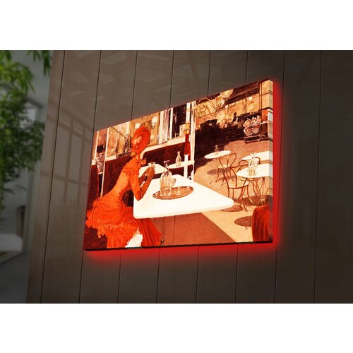 Wallity Slika sa LED osvetljenjem 4570DACT-69, 45x70 cm Cene