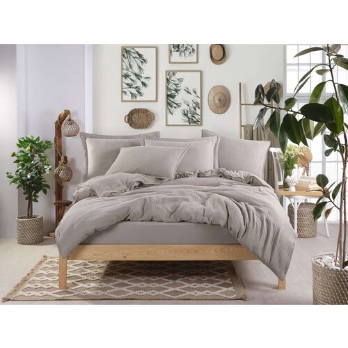  muslin - cappuccino cappuccino muslin double quilt cover set Cene