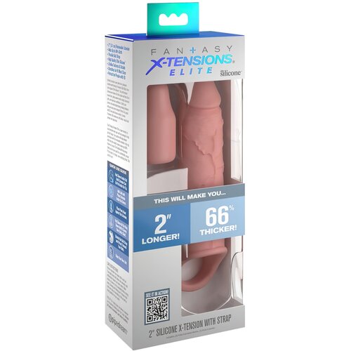 Pipedream X-TENSION Elite 2 - omotač penisa sa skrotumom (prirodni) Slike