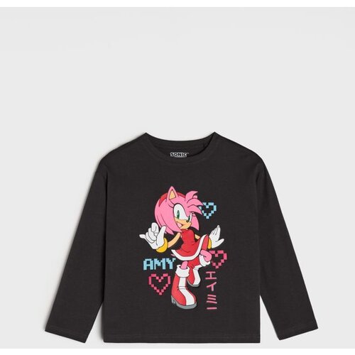 Sinsay Pamučna majica dugih rukava Sonic the Hedgehog Cijene
