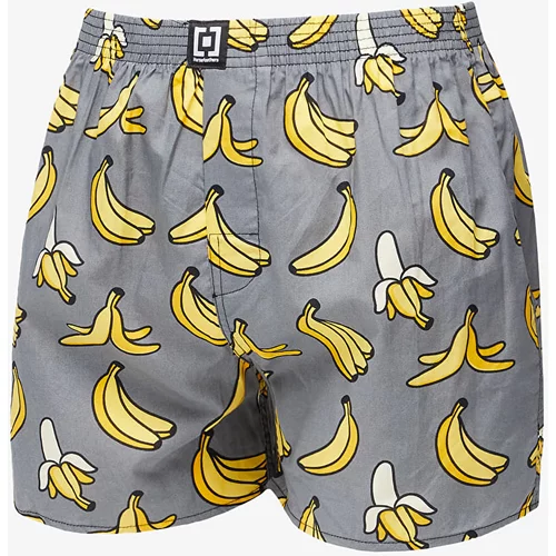 Horsefeathers Manny Boxer Shorts Grey/ Bananas Print