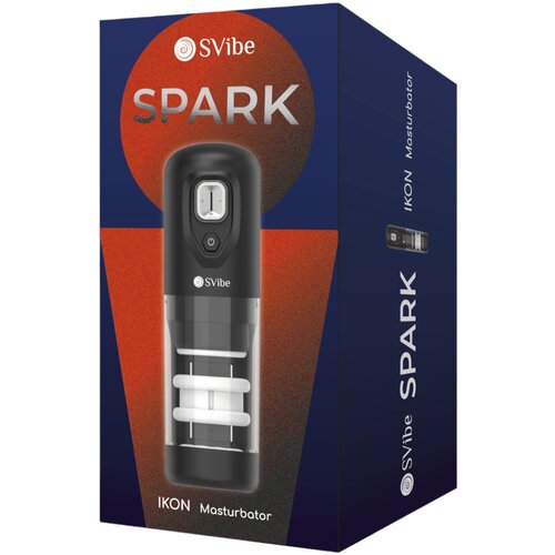 Snailvibe Polž Vibe Ikona Spark - avtomatski masturbator (črna) Slike