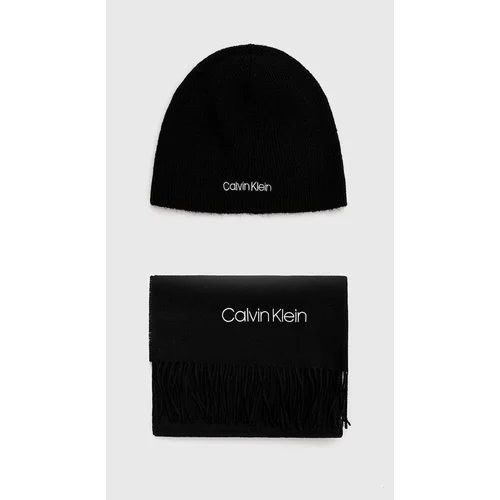 Calvin Klein Komplet s primesjo volne črna barva