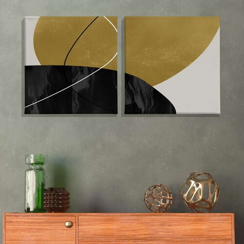 WALLXPERT ASR_CNV2-24 50x50 Multicolor Dekorativna Platna (2 Komada) Cene
