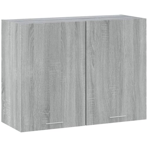  Viseča omarica siva sonoma 80x31x60 cm konstruiran les Cene