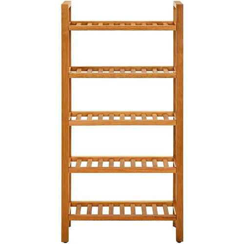 Maison Chic Stojalo za čevlje - Stojalo za obutev s 5 policami 50x27x100 cm trdna hrastovina, (21778270) Slike