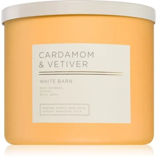 Bath & Body Works Cardamom & Vetiver dišeča sveča 411 g