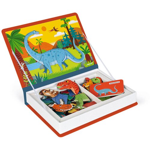 Janod Magnetibook Dinosaurus ploča s magnetima 3 y+ 1 kom Slike