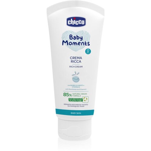 Chicco Baby Moments Rich Cream hranjiva krema za djecu od rođenja 0 m+ 100 ml Slike