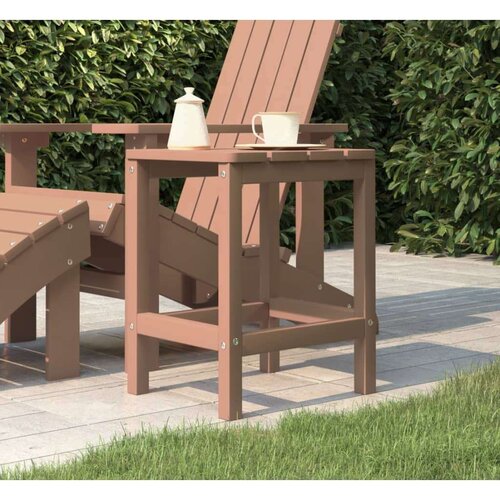 VidaXL vrtni stol adirondack smeđi 38 x 38 x 46 cm hdpe Slike