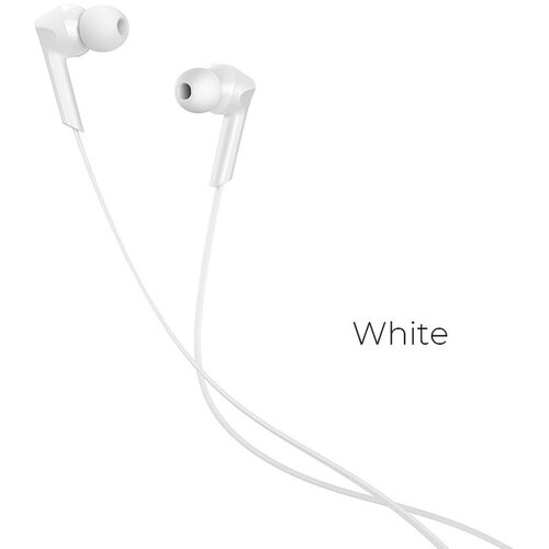 Hoco žičane slu&amp;scaron;alice jack 3,5 mm sa mikrofonom M72 bele Slike