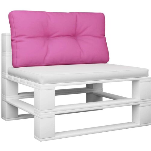 VidaXL Jastuk za palete ružičasti 70 x 40 x 12 cm od tkanine Slike