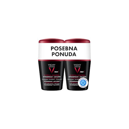 Vichy Roll-on dezodorans Clinical Control 96h Detranspirant za mu&amp;scaron;karce DUO Slike