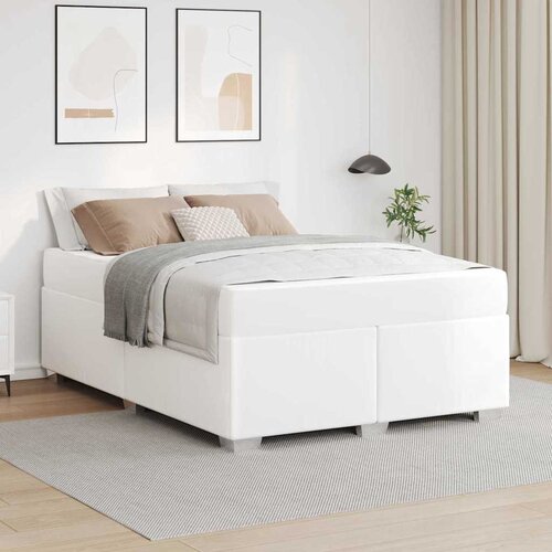 vidaXL Krevetna konstrukcija Ostalo Bijela 140 x 200 cm Cijene
