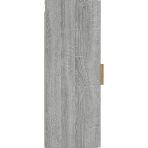  Zidni ormarić siva boja hrasta 34,5x34x90 cm konstruirano drvo Slike