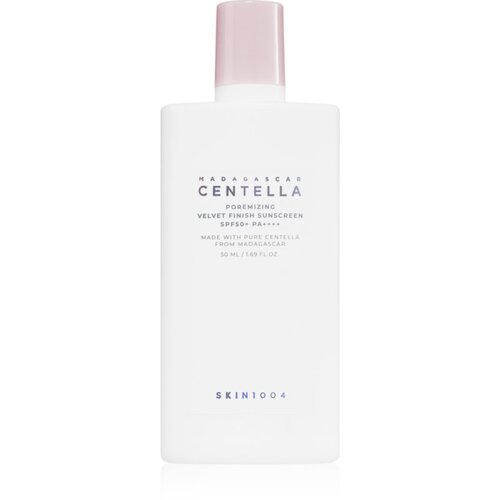 SKIN1004 Madagascar Centella Poremizing Velvet Finish Sunscreen krema za sončenje za obraz za mastno kožo SPF 50+ 50 ml Cene
