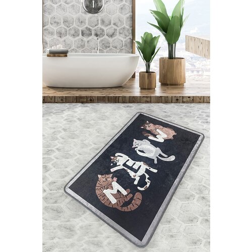 Opviq prostirka za kupatilo 70x120cm Šarena Slike